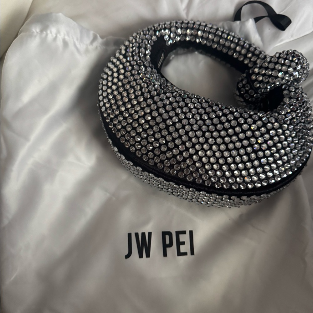 JW PEI Croissant Rhinestone Bag